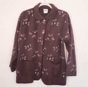 Vintage Artisans Sunschein Designs Bird Jacket L